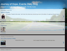 Tablet Screenshot of journeyofhopediary.blogspot.com