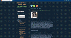 Desktop Screenshot of leather-vest.blogspot.com