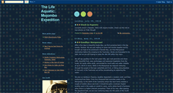 Desktop Screenshot of mojomboexpedition.blogspot.com