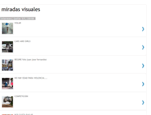 Tablet Screenshot of miradasvisuales.blogspot.com