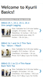 Mobile Screenshot of kyuriibasics.blogspot.com