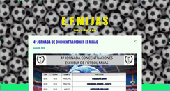 Desktop Screenshot of escueladefutbolmijas.blogspot.com