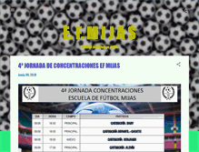 Tablet Screenshot of escueladefutbolmijas.blogspot.com