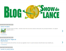 Tablet Screenshot of blogshowdelance.blogspot.com