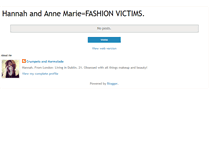 Tablet Screenshot of hannahandannemariefashionvictims.blogspot.com