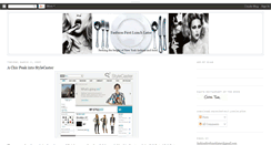 Desktop Screenshot of fashionfirstlunchlater.blogspot.com