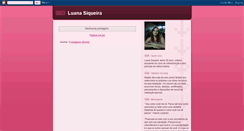 Desktop Screenshot of luanassiqueira.blogspot.com