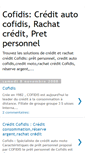 Mobile Screenshot of credit-cofidis.blogspot.com