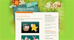 Desktop Screenshot of magicosdetalles.blogspot.com