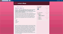 Desktop Screenshot of leishysblogs.blogspot.com