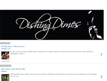 Tablet Screenshot of dishingdimes.blogspot.com