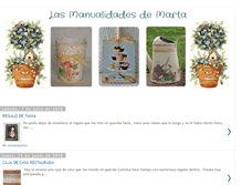 Tablet Screenshot of lasmanualidadesdemarta.blogspot.com