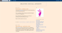 Desktop Screenshot of beatingsocialanxiety.blogspot.com