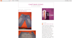 Desktop Screenshot of cantinhodivas.blogspot.com