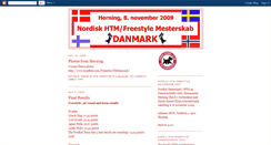 Desktop Screenshot of nordiskmesterskab2009.blogspot.com