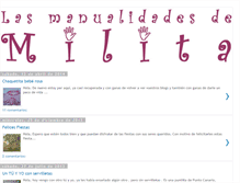 Tablet Screenshot of lasmanualidadesdemilita.blogspot.com