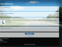 Tablet Screenshot of lospolimeros3g.blogspot.com