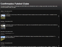 Tablet Screenshot of confirmadosfc.blogspot.com