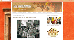 Desktop Screenshot of mestreananias.blogspot.com