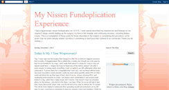 Desktop Screenshot of mynissenfundoplication.blogspot.com