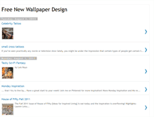 Tablet Screenshot of freenewwallpaperdesign.blogspot.com