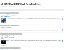 Tablet Screenshot of miqueridaoscuridad3.blogspot.com