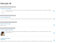 Tablet Screenshot of hairstyle45.blogspot.com