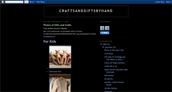 Desktop Screenshot of craftsandgiftsbyhand.blogspot.com