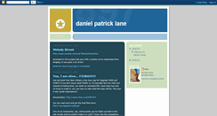 Desktop Screenshot of danielpatricklane.blogspot.com