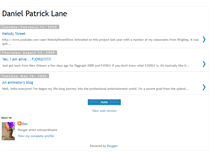 Tablet Screenshot of danielpatricklane.blogspot.com
