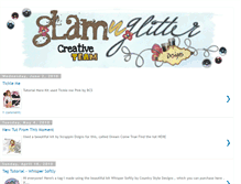 Tablet Screenshot of glamnglitterdesignsct.blogspot.com