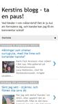 Mobile Screenshot of kerstinwess.blogspot.com