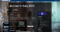 Desktop Screenshot of mclean2012italy.blogspot.com