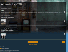 Tablet Screenshot of mclean2012italy.blogspot.com