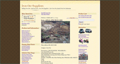 Desktop Screenshot of ironoresuppliers.blogspot.com