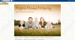 Desktop Screenshot of missionmindedmothering.blogspot.com