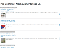 Tablet Screenshot of martialartsequipments.blogspot.com