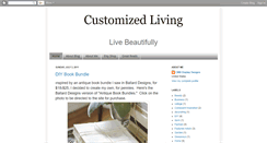 Desktop Screenshot of customizedliving.blogspot.com