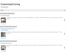 Tablet Screenshot of customizedliving.blogspot.com