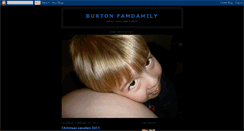 Desktop Screenshot of burtonfamdamily.blogspot.com