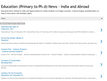 Tablet Screenshot of edu-research-news.blogspot.com