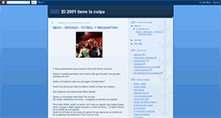 Desktop Screenshot of el2001tienelaculpa.blogspot.com