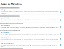 Tablet Screenshot of juegosmario-bros.blogspot.com