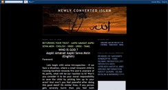 Desktop Screenshot of newlyconvert.blogspot.com