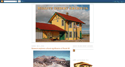 Desktop Screenshot of mojavedesertarchives.blogspot.com