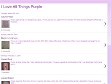 Tablet Screenshot of iloveallthingspurple.blogspot.com