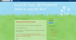 Desktop Screenshot of amkfoodbyfoot.blogspot.com
