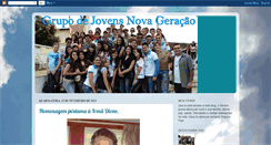 Desktop Screenshot of grupocatoliconovageracao.blogspot.com