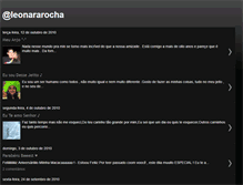 Tablet Screenshot of leonararocha.blogspot.com