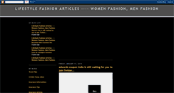 Desktop Screenshot of lifestyle-earth.blogspot.com